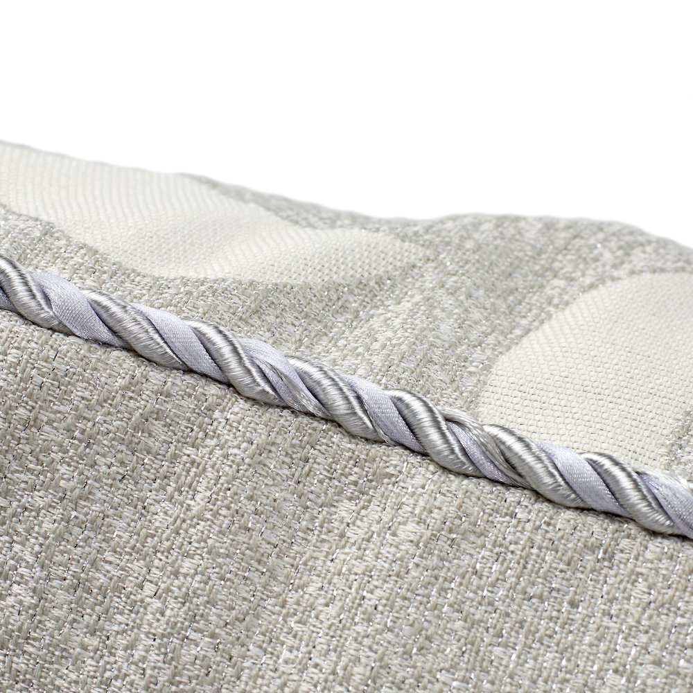 Canterbury 7-Piece Queen Comforter Set - Silver. Picture 7