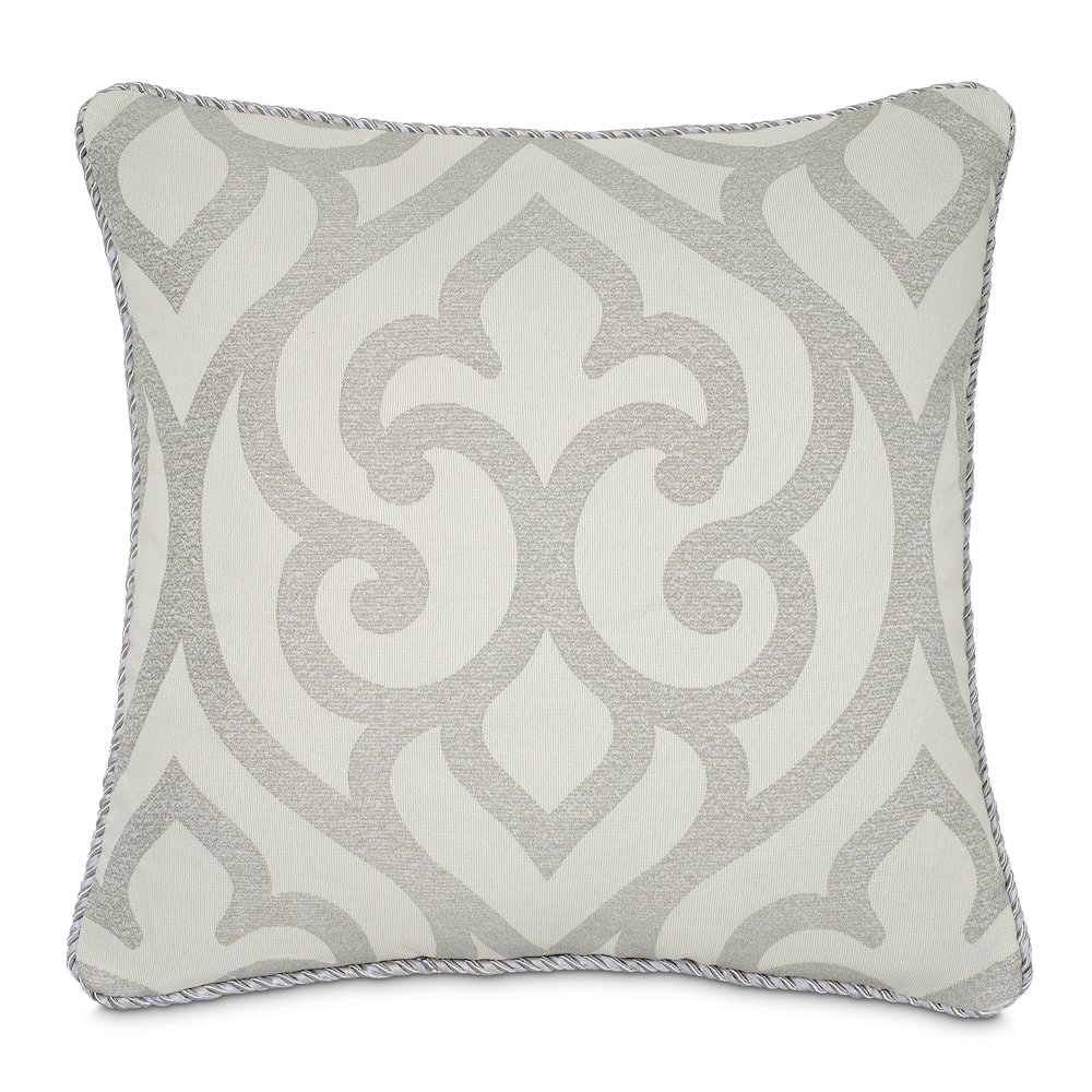 Canterbury 7-Piece Queen Comforter Set - Silver. Picture 9