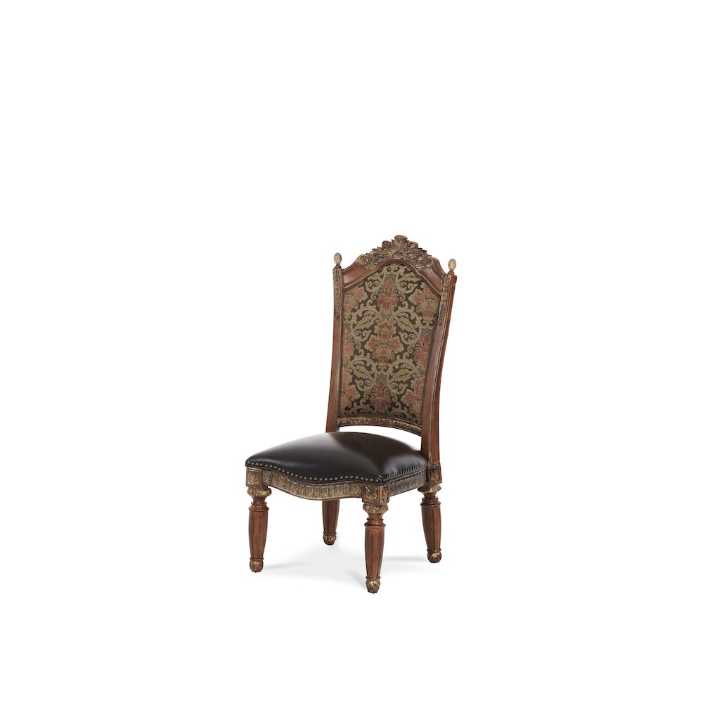 Villa Valencia Dining Side Chair - Classic Chestnut Set of 2. Picture 8