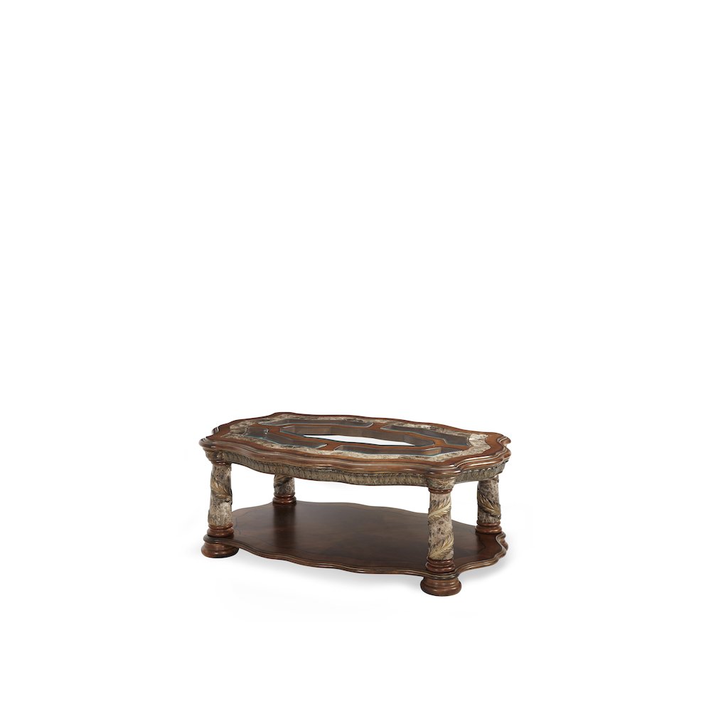 Villa Valencia Cocktail Table - Classic Chestnut. Picture 5