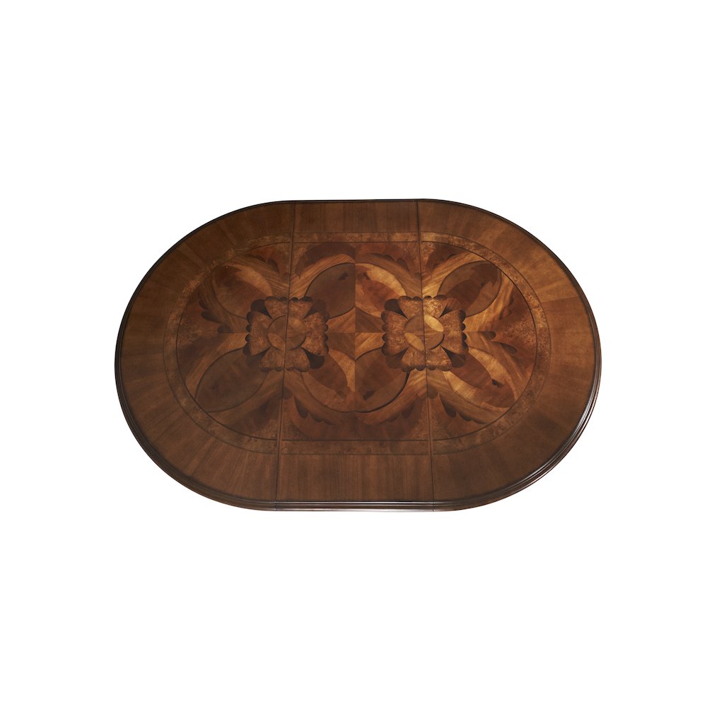 Villa Valencia Round Dining Table - Classic Chestnut. Picture 9