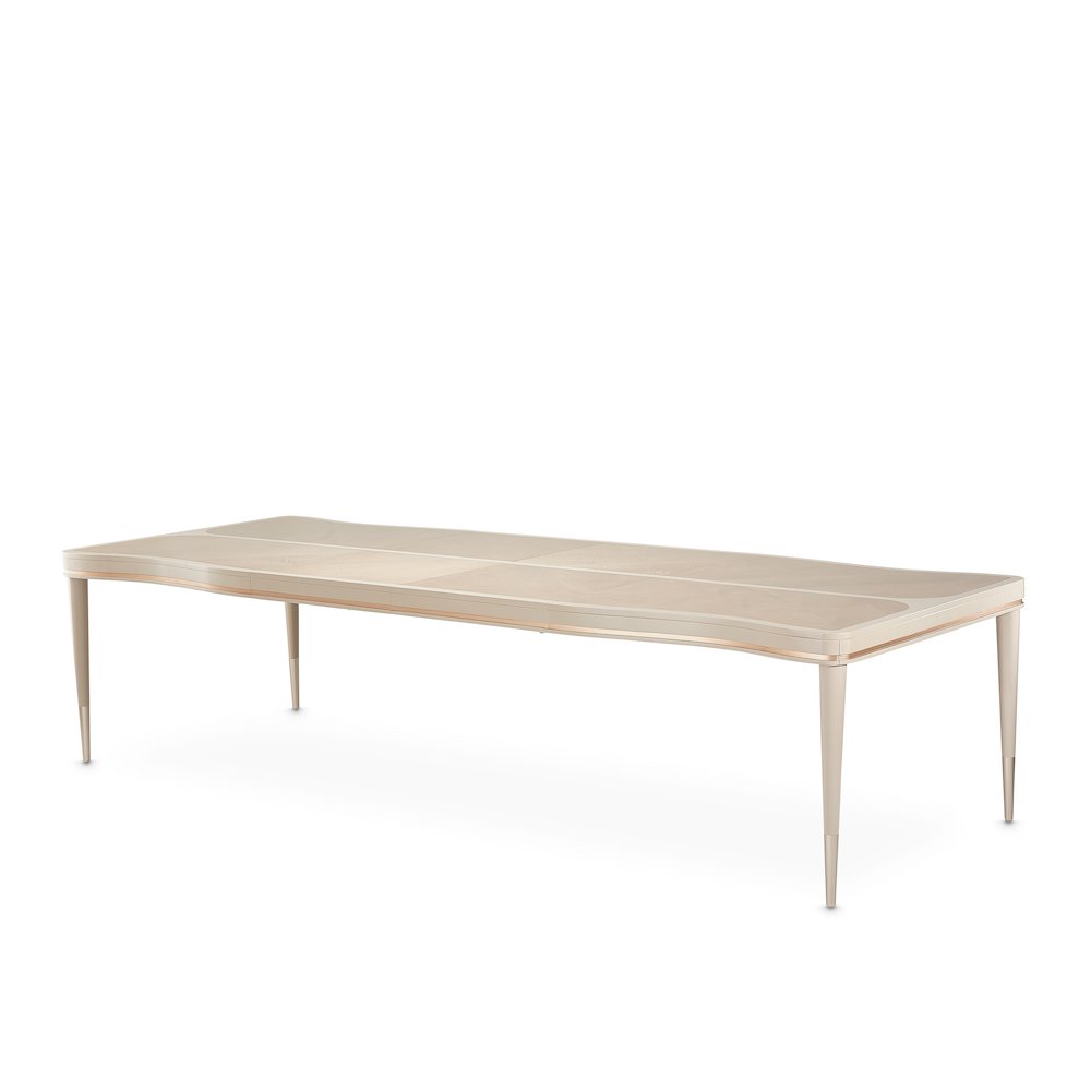 Malibu Crest Rectangular Dining Table - Blush. Picture 1