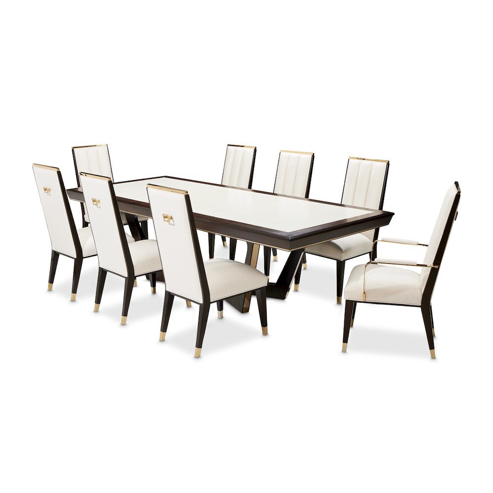 Belmont Place Rectangular Dining Table - Espresso. Picture 9