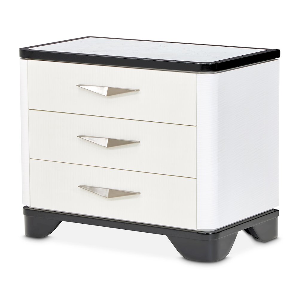 Tuxedo Large Nightstand - Piano Keyboard. Picture 1