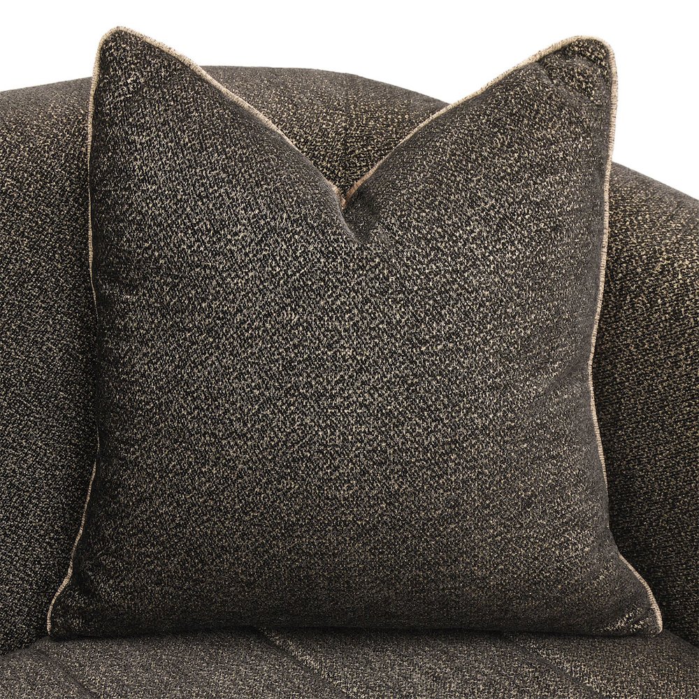 Lisbon Loveseat - Onyx/Gold. Picture 16