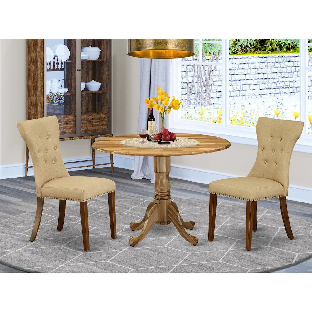 Dining Room Set Natural, DLGA3-ANA-03. Picture 2