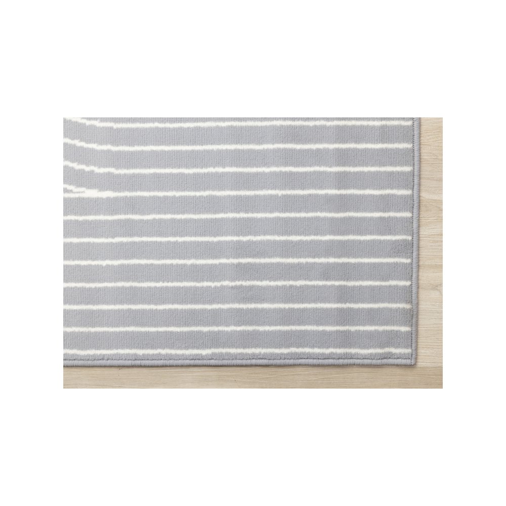 Modern Grey and White Large Rug, 7x10 Area Rug with Arches Pattern. Picture 6