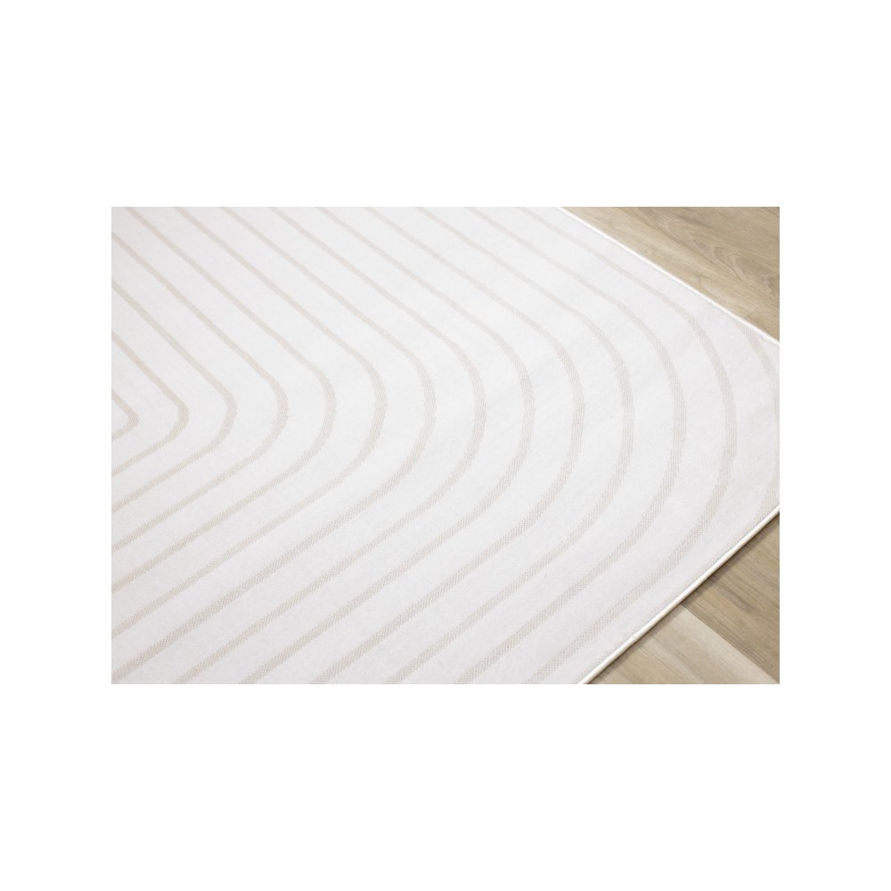 Modern Beige Cream 7x10 Area Rug, Large Soft Area Carpet for Living Room. Picture 4