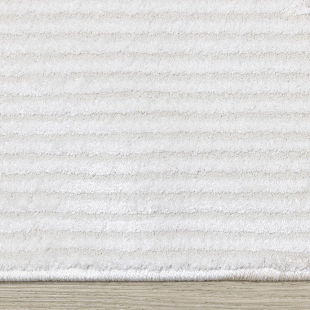 Holly Light Cream Diamond Block Pattern Soft Textured Area Rug, 6'7" x 9'6". Picture 10