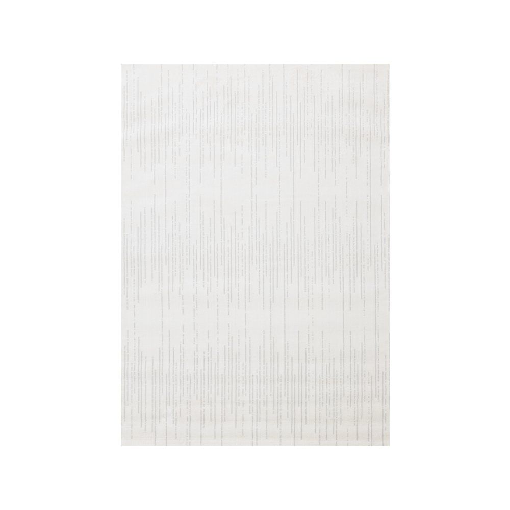 Holly Cream Patterned Lines Soft Indoor Area Rug, 7'10" x 10'6". Picture 1