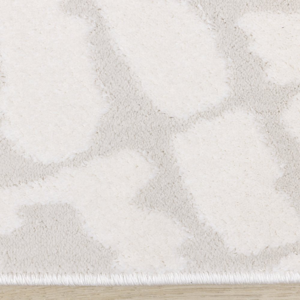 Holly Abstract Cream Soft Indoor Area Rug, 7'10" x 10'6". Picture 10