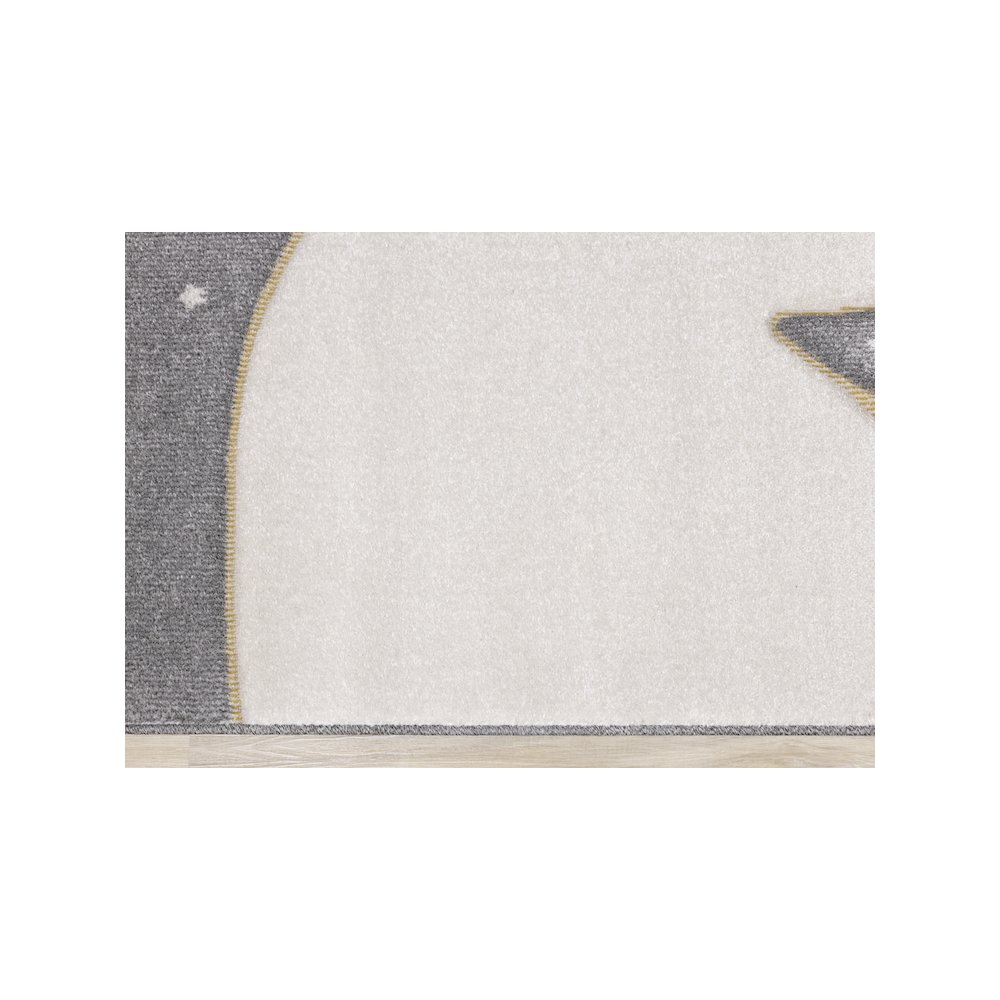 Kids Soft Textured Polar Bear Bunny Rug, 5'3" x 7'7". Picture 9