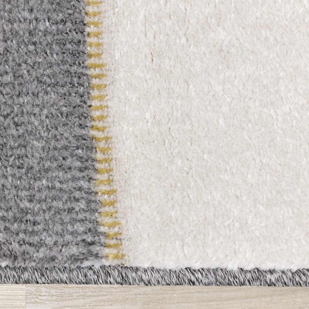 Kids Soft Textured Polar Bear Bunny Rug, 5'3" x 7'7". Picture 10