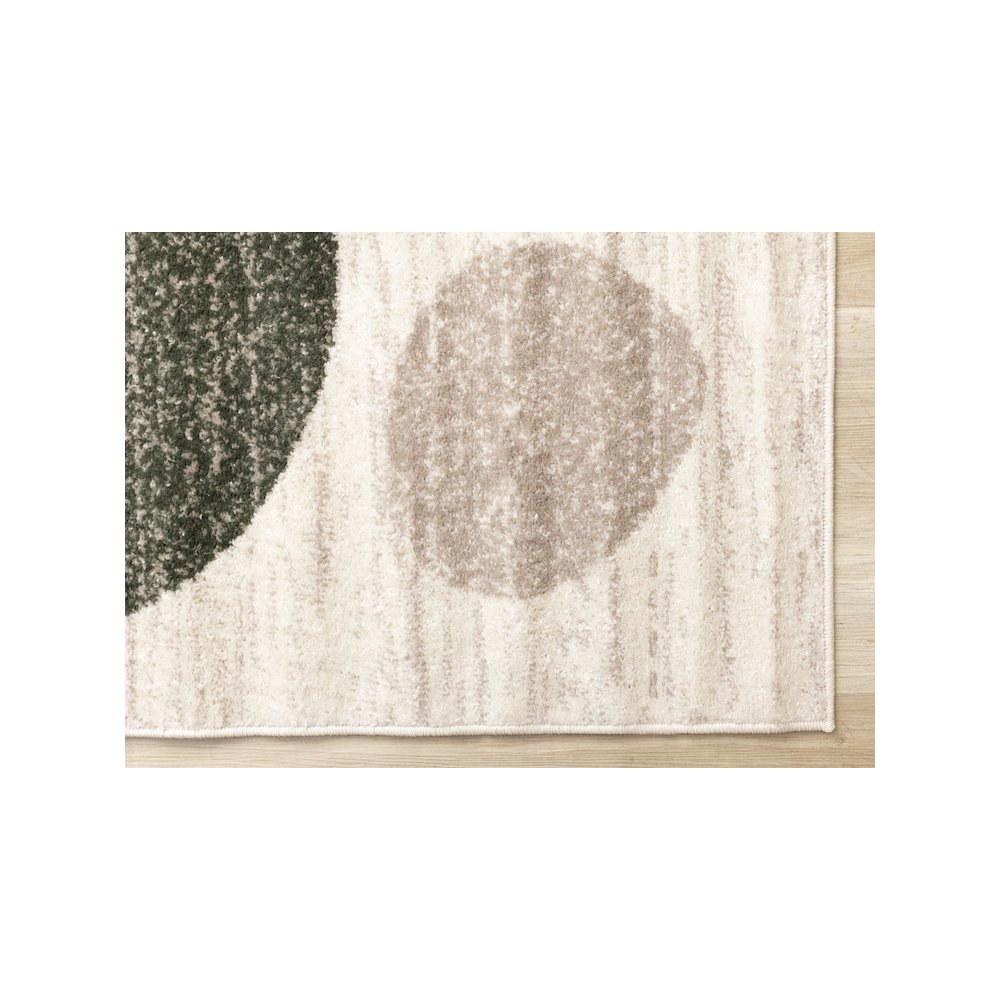 Maui Geometric Green Yellow Taupe Area Rug, 7'10" x 10'6". Picture 6