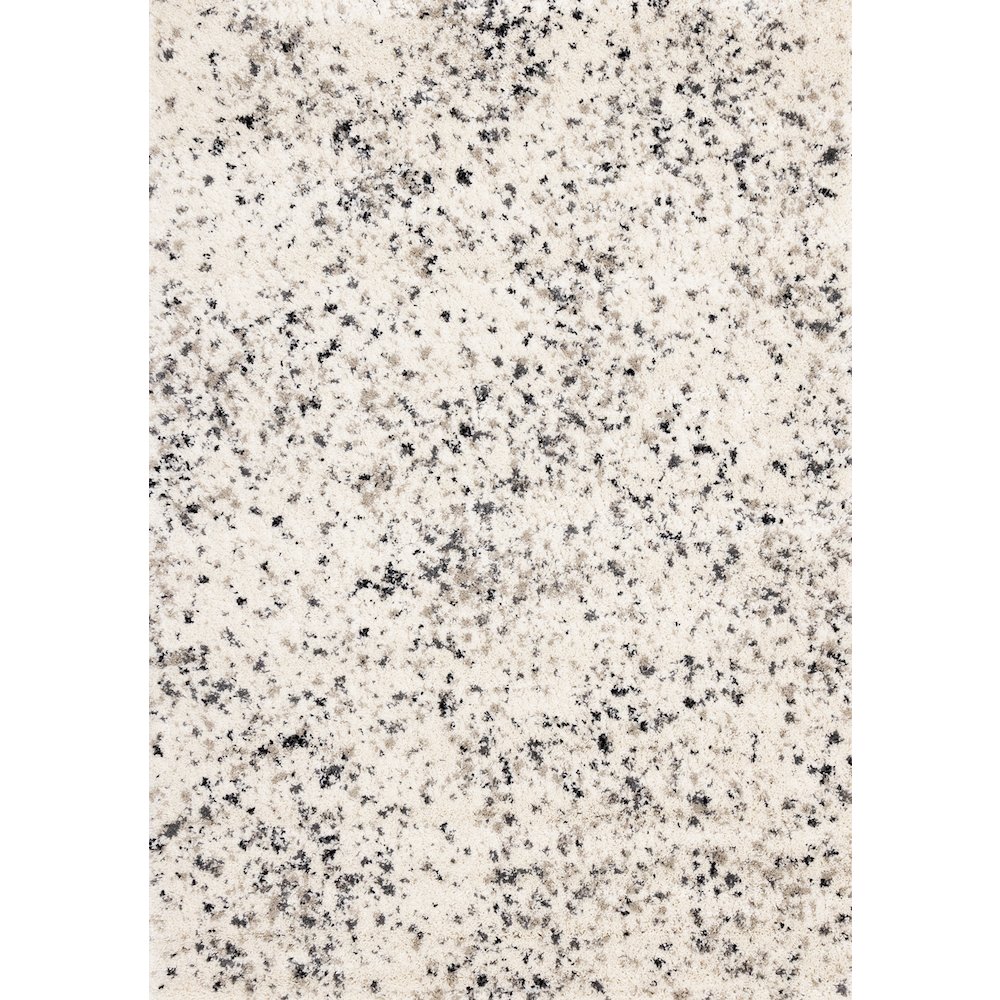 Madison Cream Taupe Grey Soft Speckeled Shag Rug, 7'10" x 10'10". Picture 1