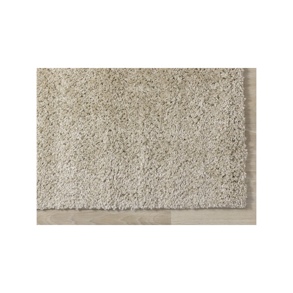 Palmer Soft Beige Neutral Shag Rug, 5'3" x 7'7". Picture 6