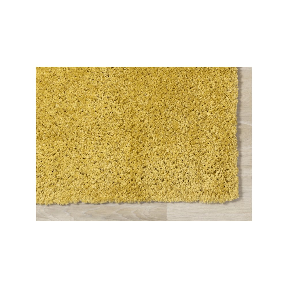 Palmer Soft Yellow Shag Rug. Picture 6