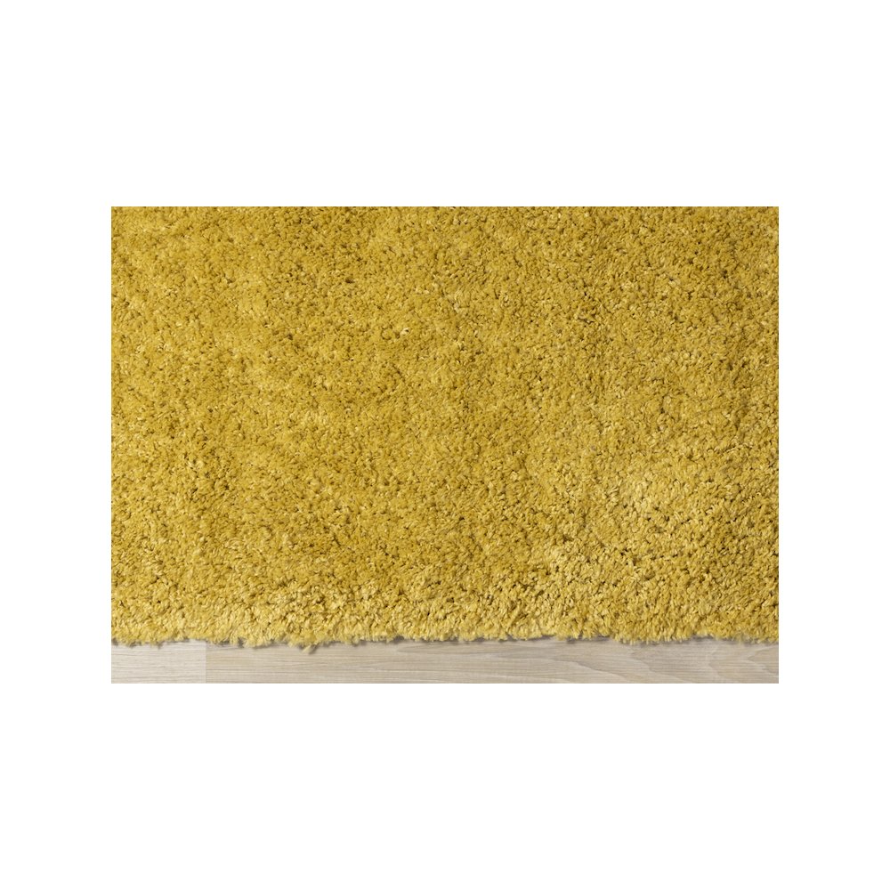 Palmer Soft Yellow Shag Rug. Picture 9