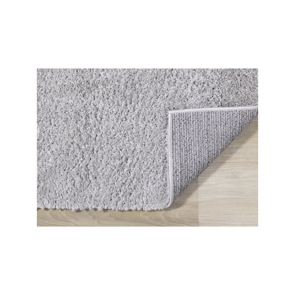 Palmer Soft Light Grey Neutral Shag Rug, 5'3" x 7'7". Picture 7