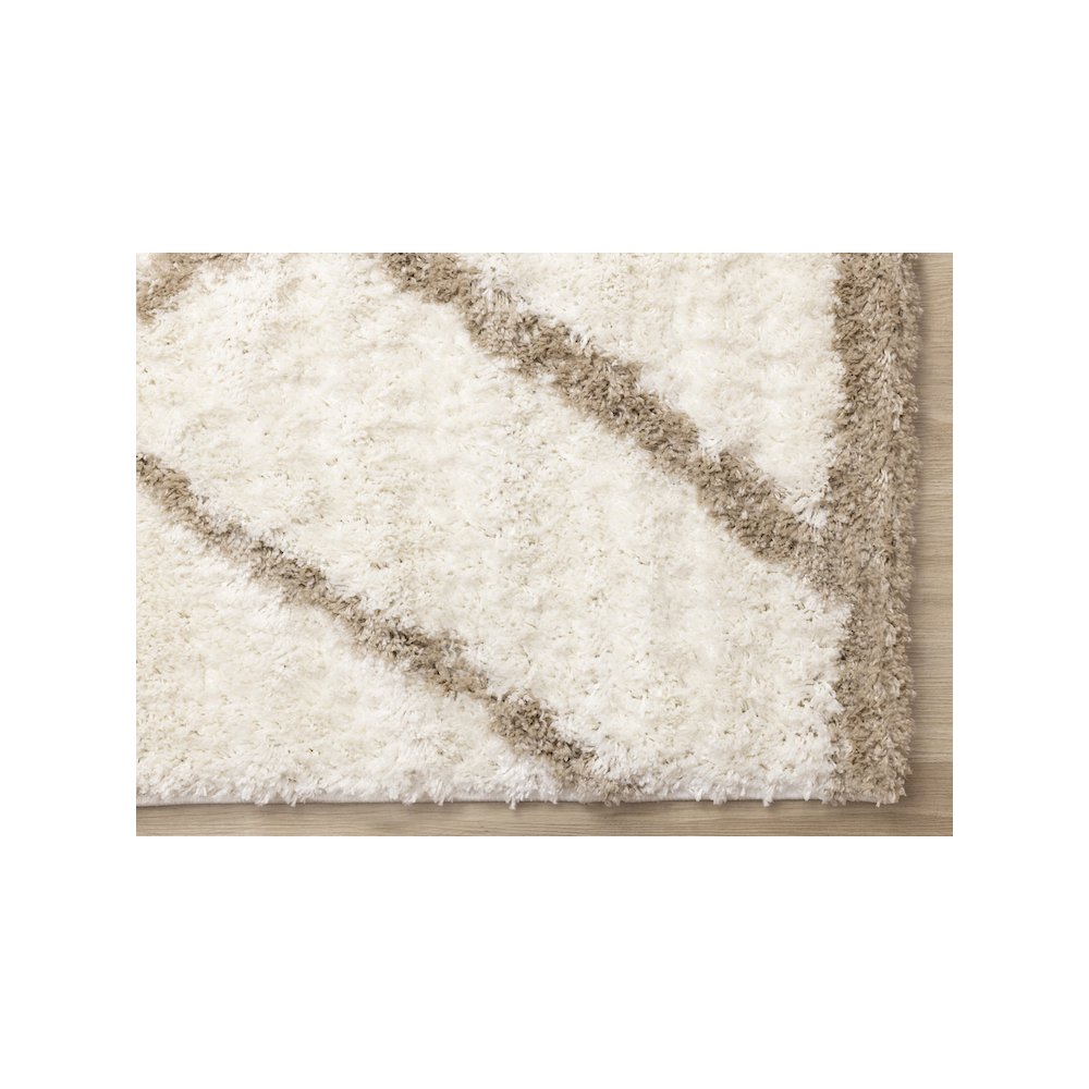 Palmer Soft Cream Beige Geometric Rug, 7'10" x 10'6". Picture 6