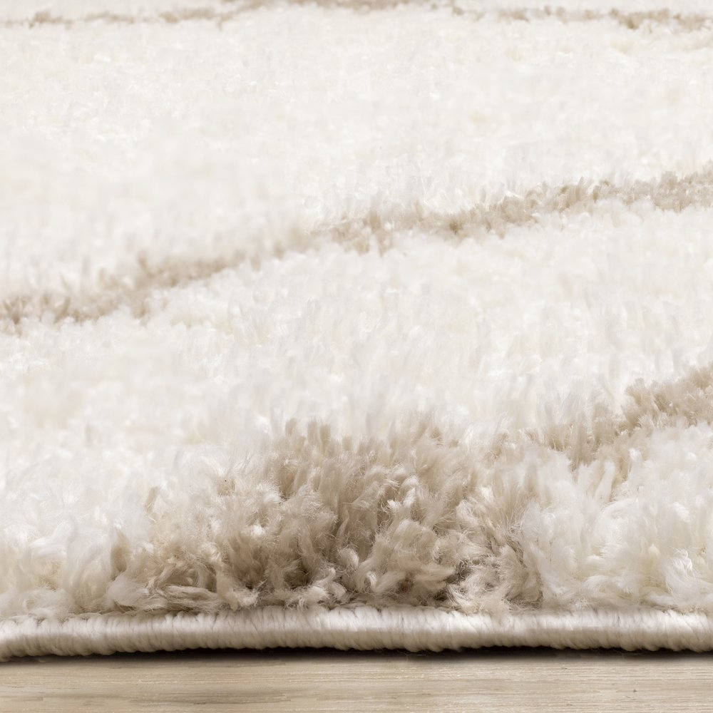 Palmer Soft Cream Beige Geometric Rug, 7'10" x 10'6". Picture 5
