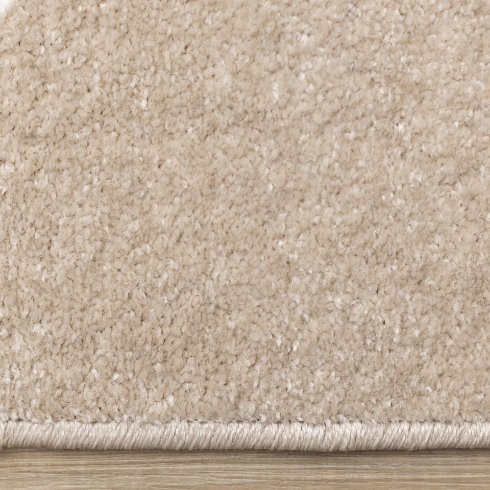 Boho Beige Cream Diamonds 7x10 Area Rug, Soft Indoor Carpet. Picture 10