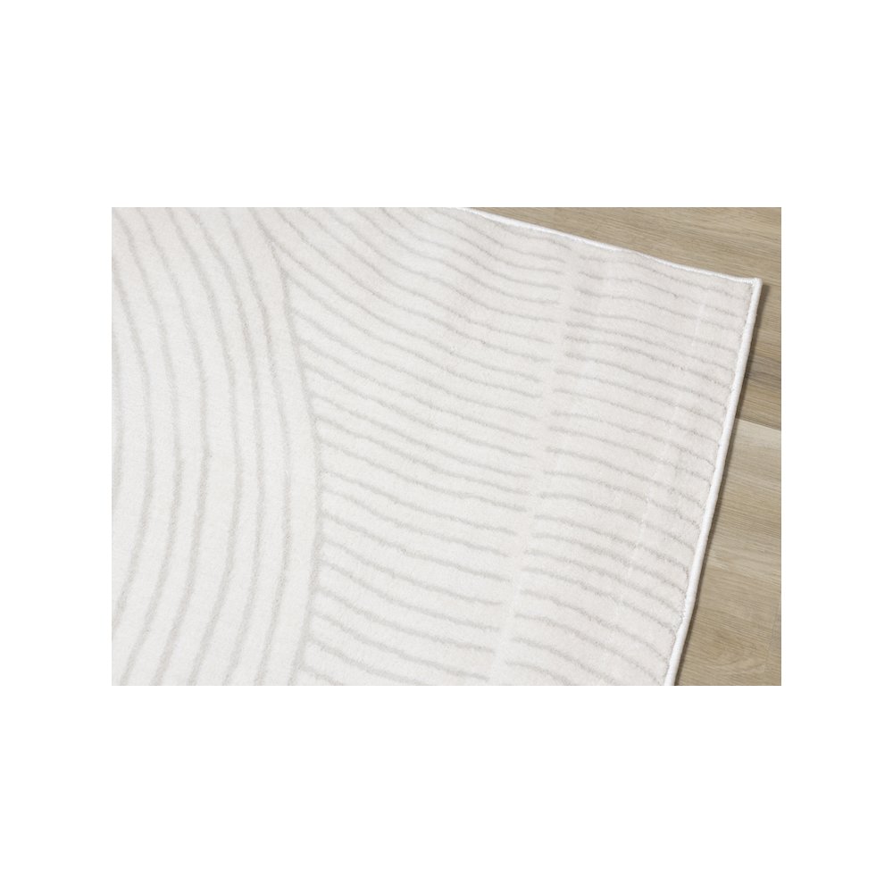 Holly Light Cream Swirl Soft Textured Area Rug, 7'10" x 10'6". Picture 4