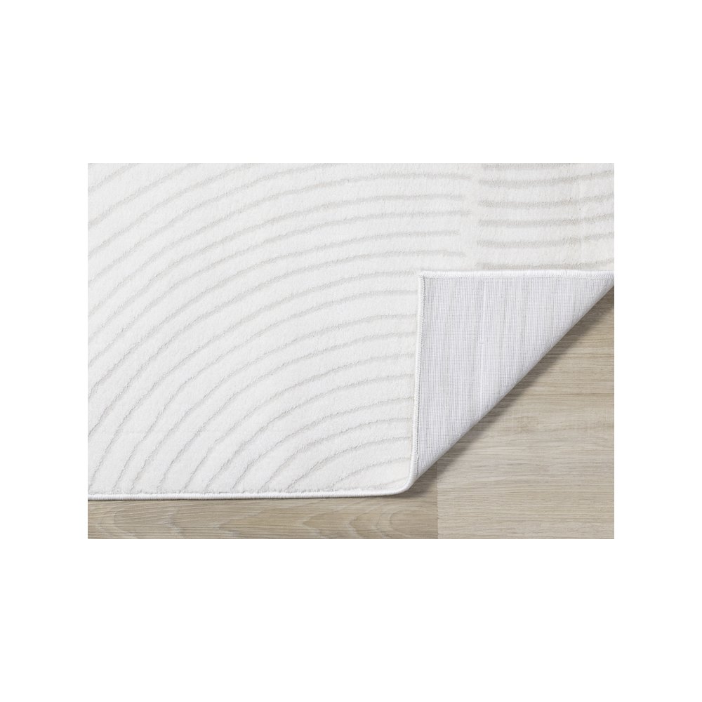 Holly Light Cream Swirl Soft Textured Area Rug, 7'10" x 10'6". Picture 7