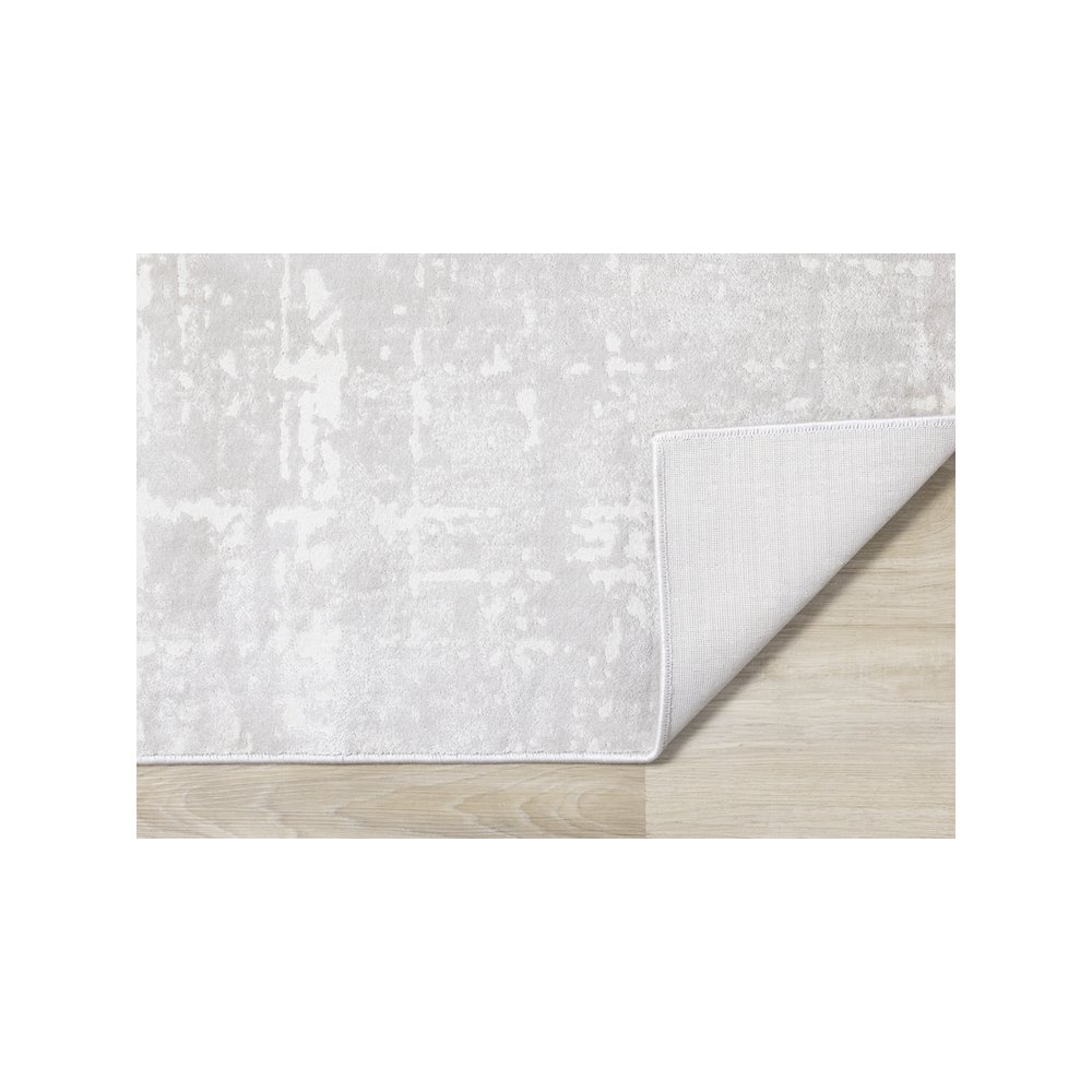 Holly Light Cream Distressed Textured Rug, 7'10" x 10'6". Picture 7