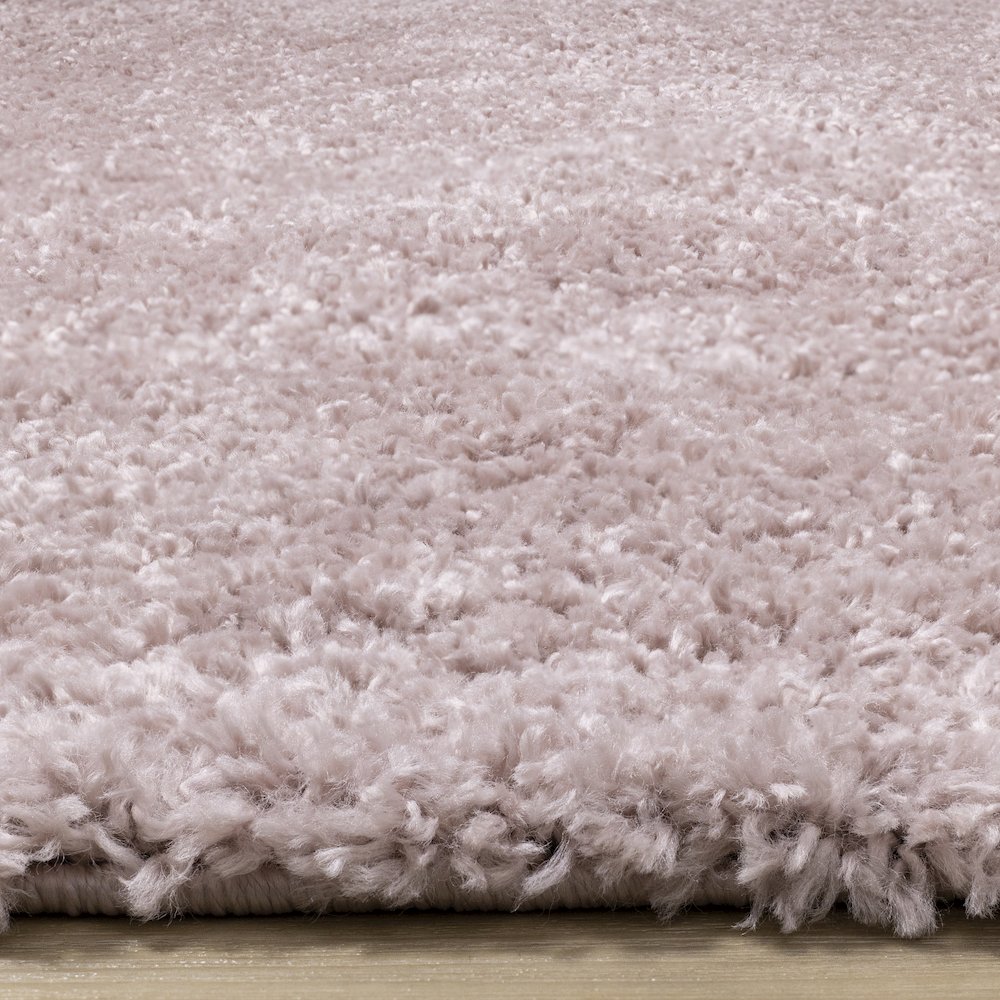 Palmer Soft Pink Shag Rug, 6'7" x 9'6". Picture 5
