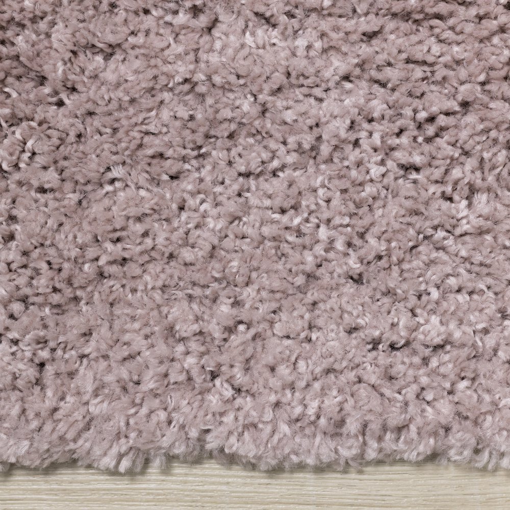Palmer Soft Pink Shag Rug, 6'7" x 9'6". Picture 10