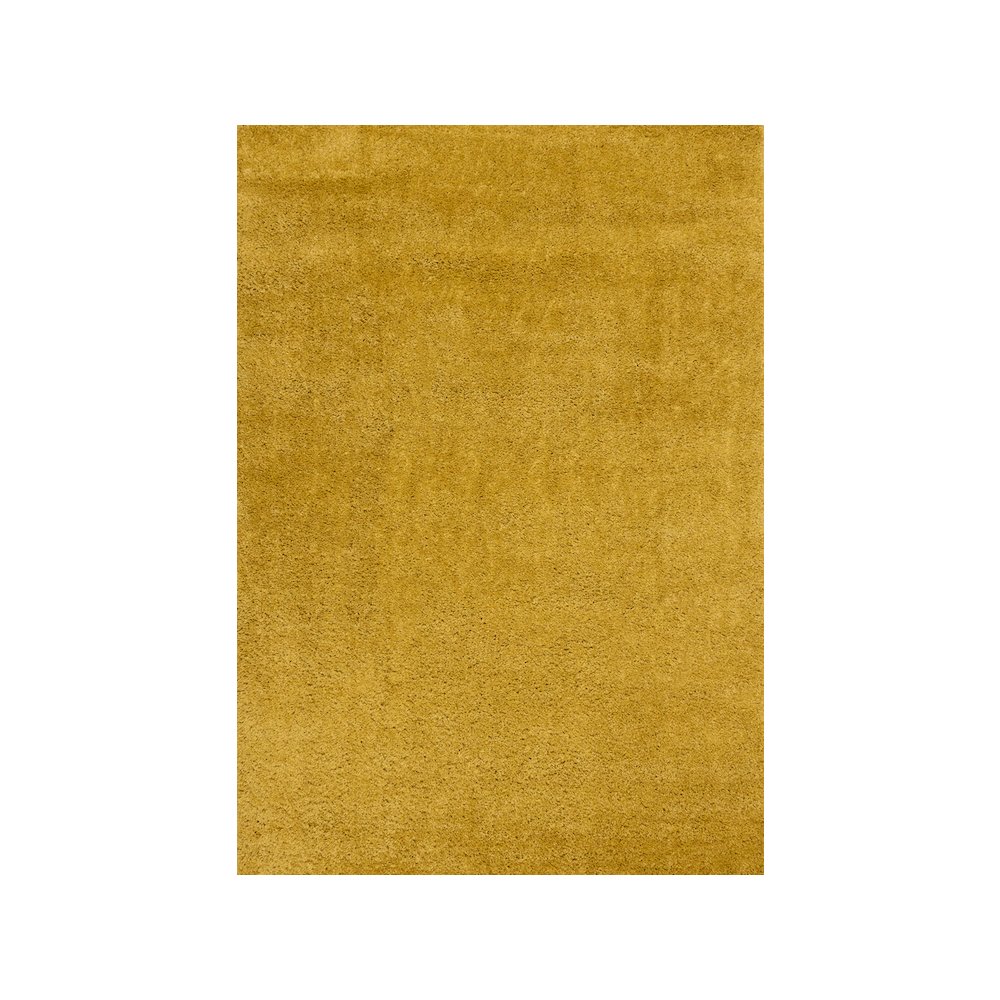 Palmer Soft Yellow Shag Rug, 6'7" x 9'6". Picture 1
