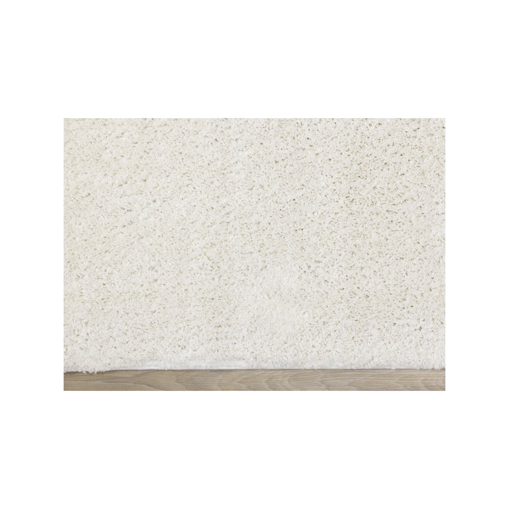 Palmer Soft White Neutral Shag Rug, 6'7" x 9'6". Picture 9