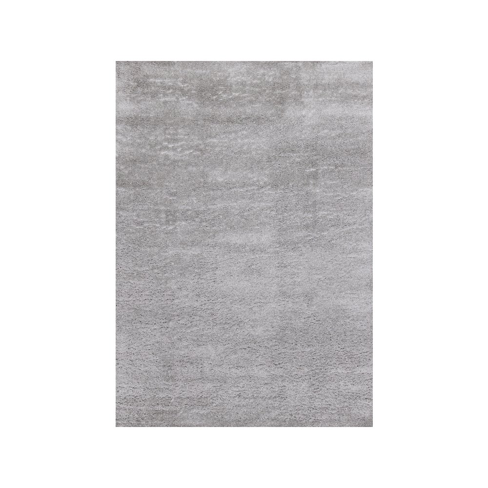 Palmer Soft Light Grey Neutral Shag Rug, 6'7" x 9'6". Picture 1