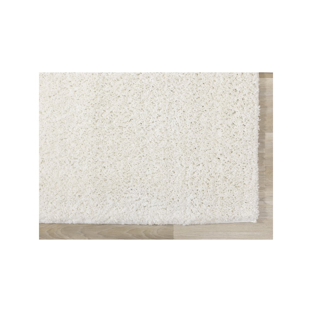 Palmer Soft White Neutral Shag Rug, 7'10" x 10'6". Picture 6