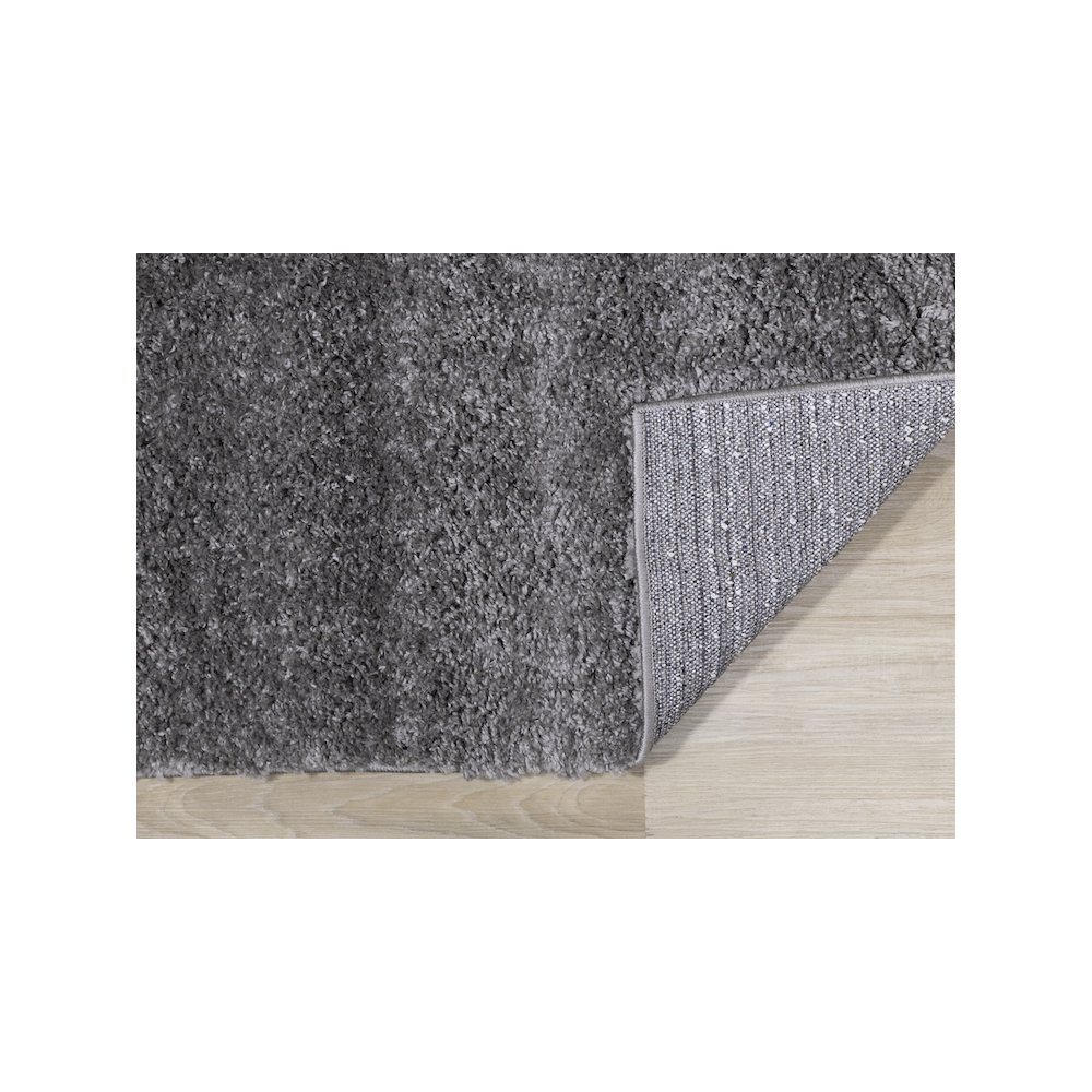 Palmer Soft Dark Grey Neutral Shag Rug, 7'10" x 10'6". Picture 7