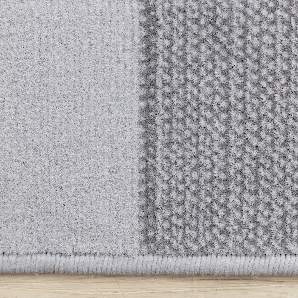 Modern Grey 2x4 Rug, Small Accent Runner for Bedroom, Kitchen, or Living Room. Picture 10