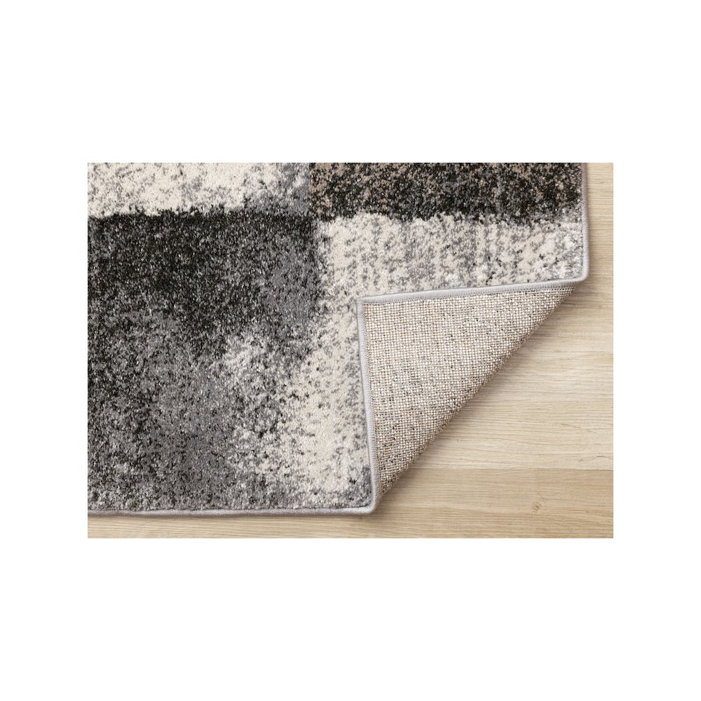 Shay Grey Brown Distressed Soft Pile Rug. Picture 7