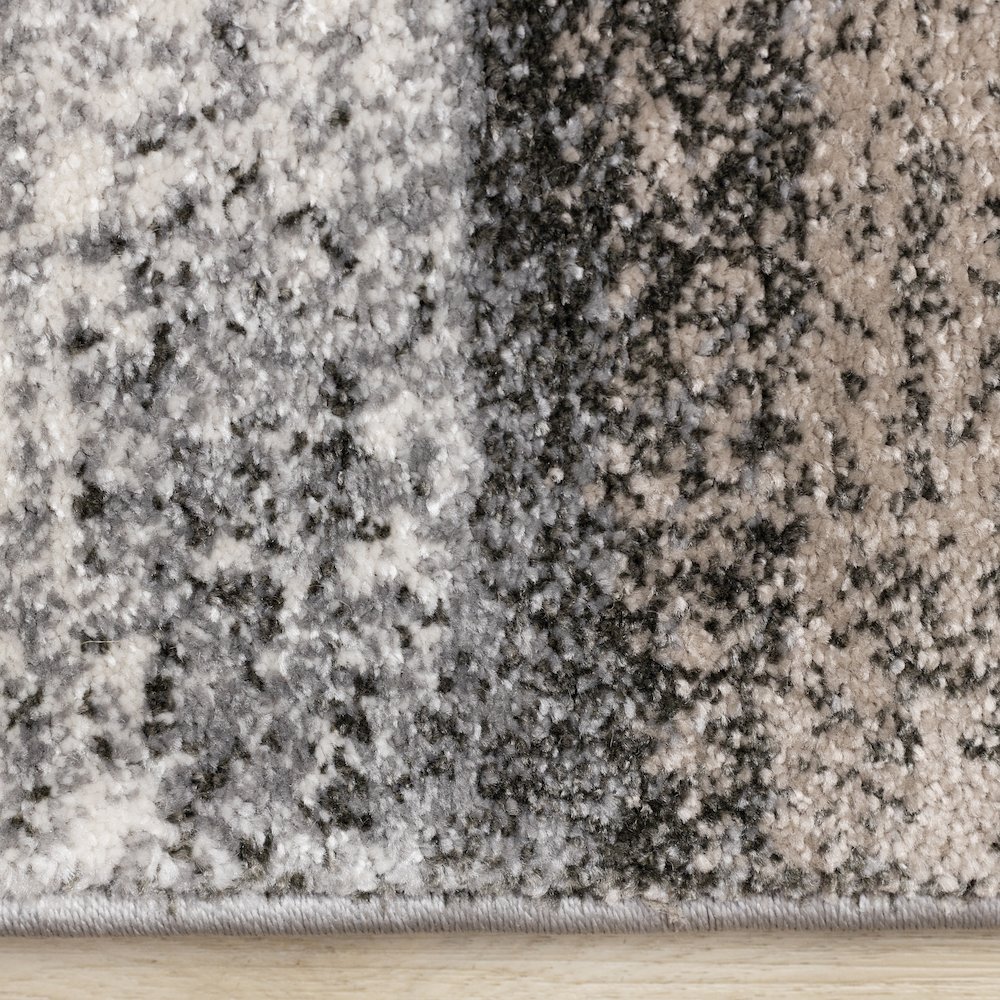Shay Grey Brown Distressed Soft Pile Rug. Picture 10