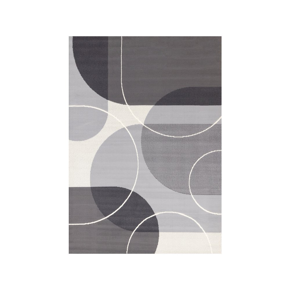 Small Area Carpet for Bedroom, Modern Gray Washable Rug Runner for Hallway. Picture 1