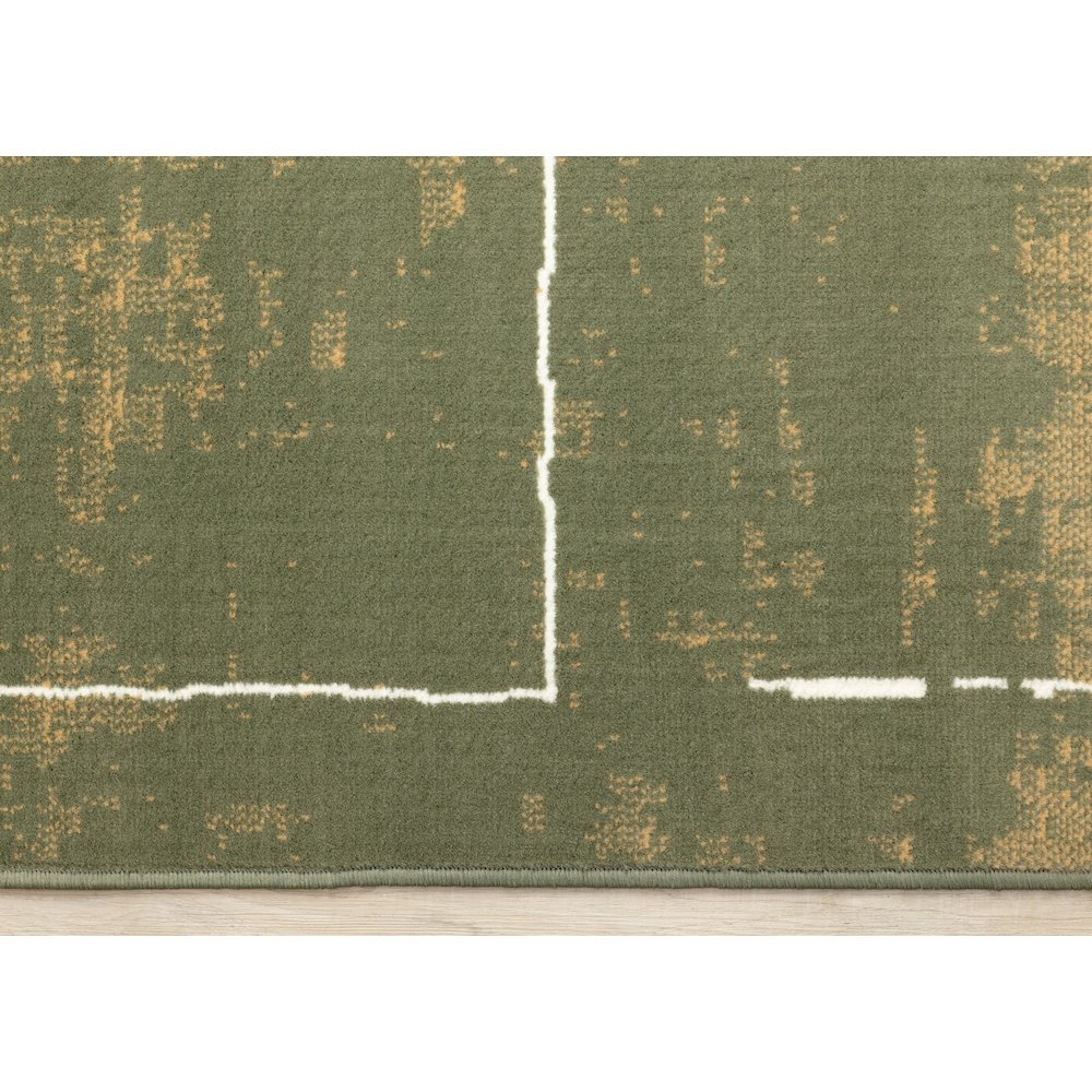 Green Soccer Field Rug, Fun Sports Carpet Accent for Kids Bedroom or Playroom. Picture 8