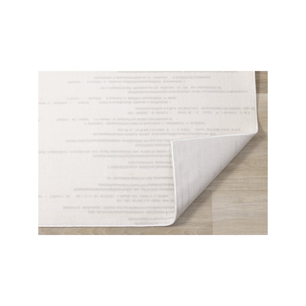 Holly Cream Patterned Lines Soft Indoor Area Rug, 5'3" x 7'7". Picture 7