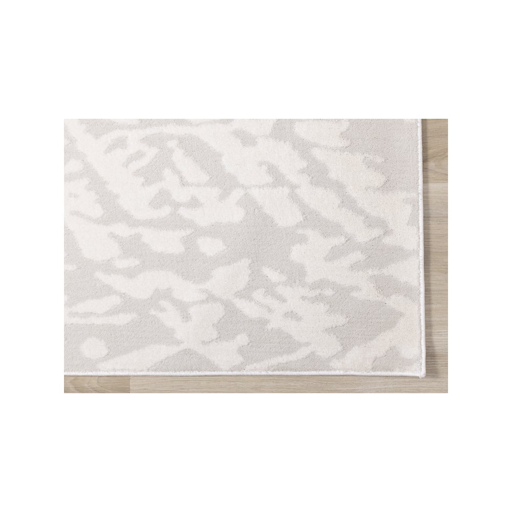 Holly Abstract Cream Soft Indoor Area Rug, 5'3" x 7'7". Picture 6