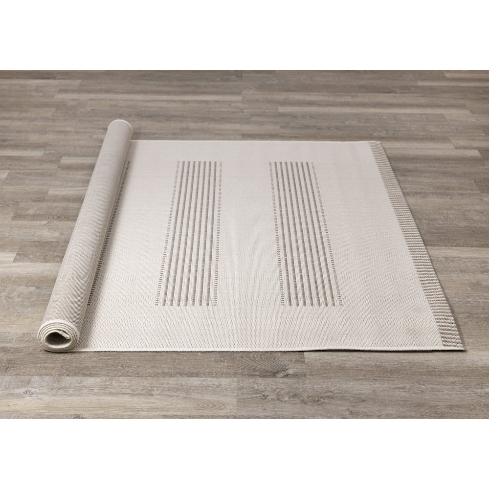 Beige Carpet for Bedroom, Boho Rug for Living Room, Cozy 5x7 Washable Rug. Picture 8