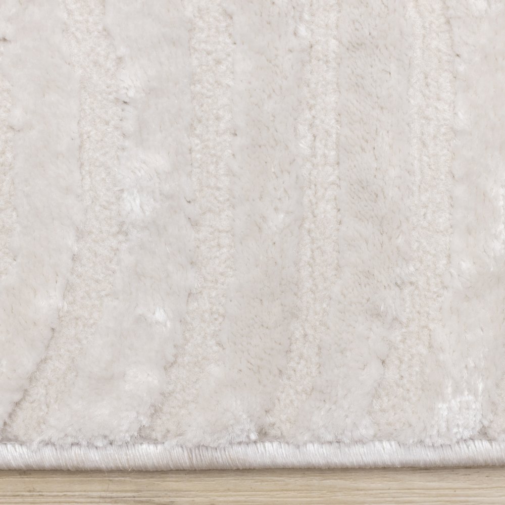 Logan Modern Geometric Cream Area Rug, 5'3" X 7'7". Picture 10