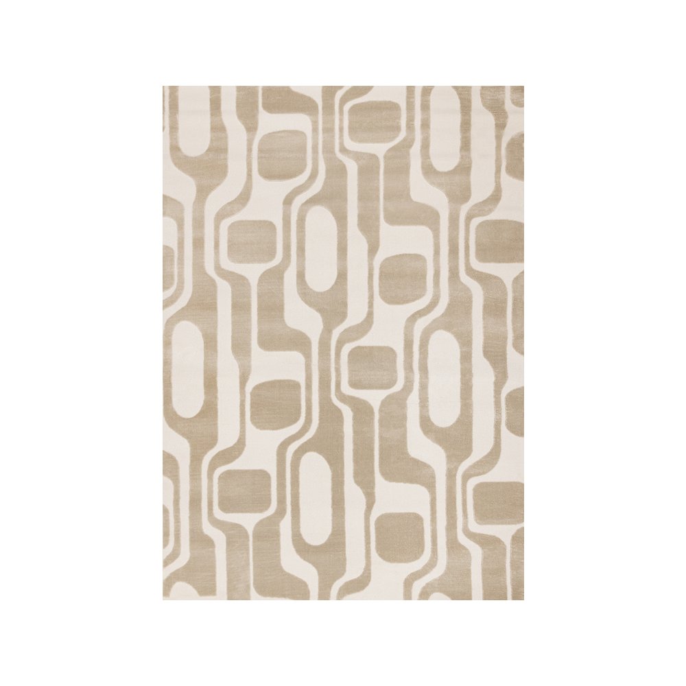 Logan Beige Cream Soft Abstract Modern Area Rug. Picture 1