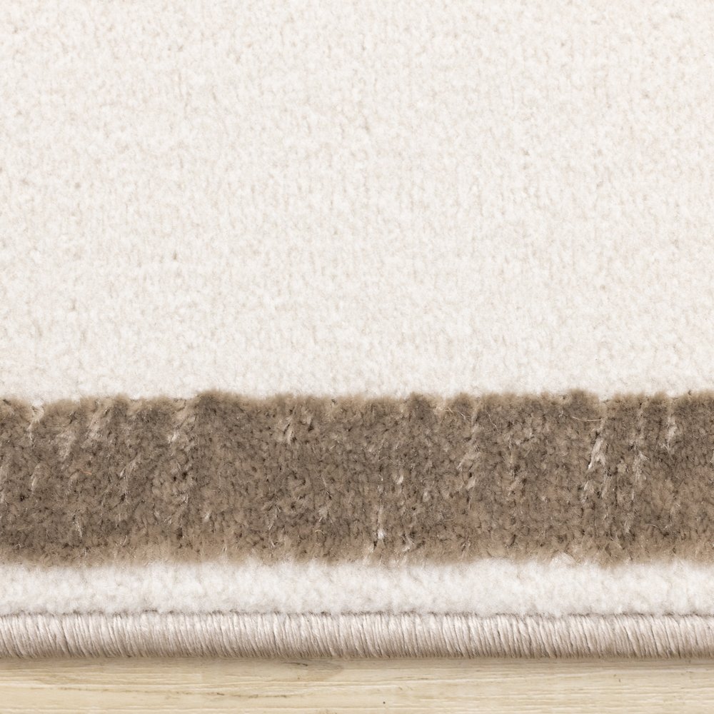 Logan Brown Cream Soft Abstract Modern Area Rug, 5'3" X 7'7". Picture 10