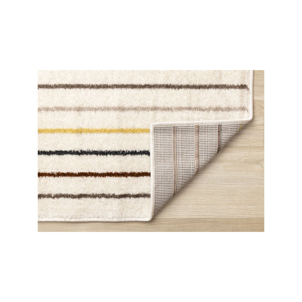 Maui Double Rainbow Multi-Colored Indoor Rug, 5'3" X 7'7". Picture 7