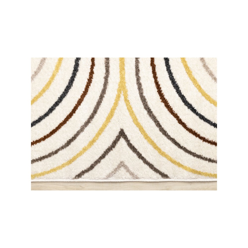 Maui Double Rainbow Multi-Colored Indoor Rug, 5'3" X 7'7". Picture 9
