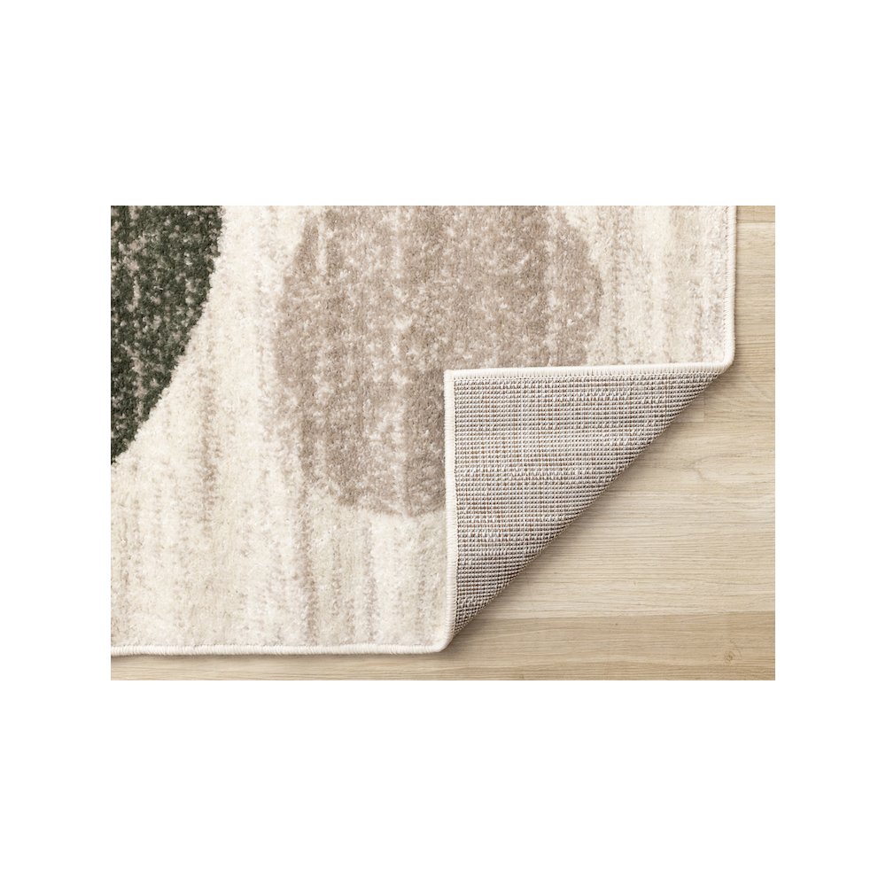 Maui Geometric Green Yellow Taupe Area Rug, 5'3" X 7'7". Picture 7